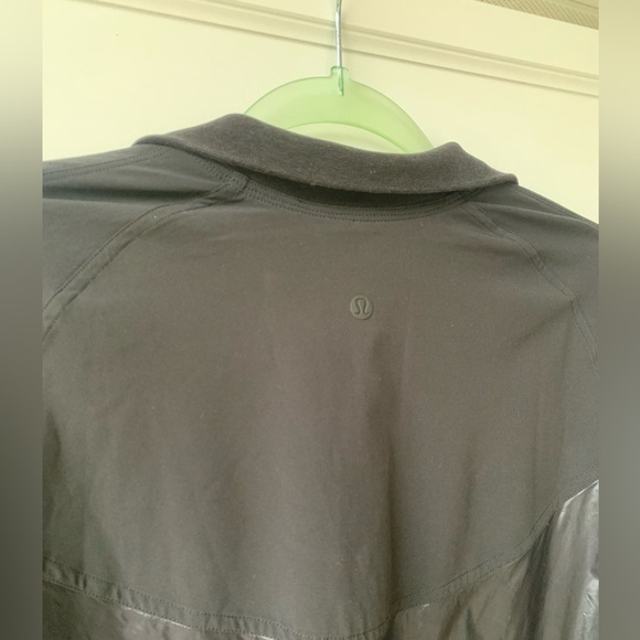 Lululemon All Roads Half 1/2 Zip Black Pullover Jacket Windbreaker Like New Sz 6 - Picture 9 of 13